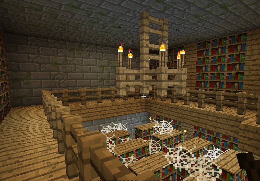 Strange dungeon with library ? - Seeds - Minecraft: Java Edition ...
